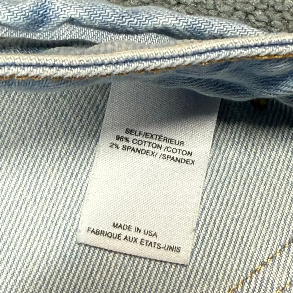 Derek Lam 10 Crosby Light Wash Zuri Cropped Wide Leg Pant Size 27 - Picture 11 of 11